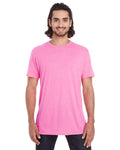 Lightweight Softstyle T-Shirt - Heather Hot Pink