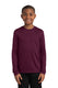 Sport-Tek YST350LS - Youth Long Sleeve PosiCharge Competitor Tee - Maroon