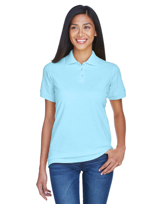 Women's Classic Piqué Polo - Baby Blue