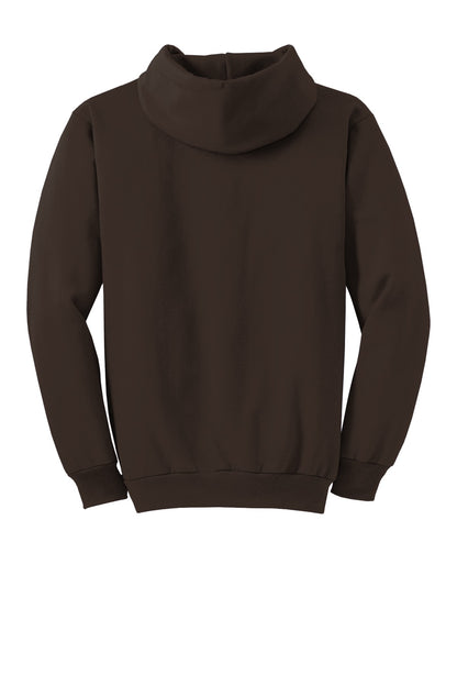 Unisex Essential Fleece Pullover Hoodie - Dark Chocolate Brown