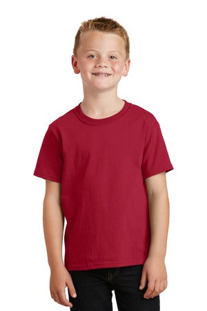 Youth Core Cotton Tee - Red