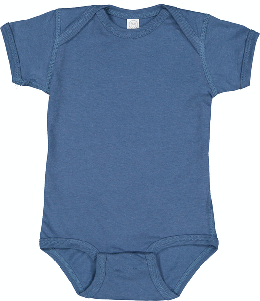 Infant Fine Jersey Bodysuit - Indigo