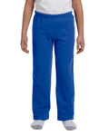 Youth Heavy Blend™ 50/50 Open-Bottom Sweatpants - Royal