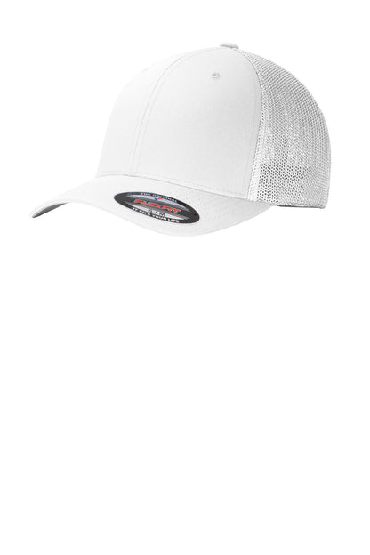 Flexfit Mesh Back Cap - White / White