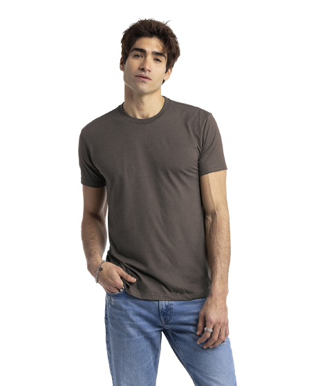 Unisex CVC Crewneck T-Shirt - Espresso