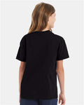 Hanes 5450 Black — on model back