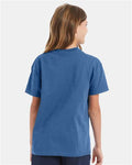 Hanes 5450 Denim Blue — on model back