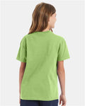 Hanes 5450 Lime — on model back