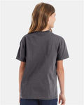 Hanes 5450 Smoke Grey — on model back