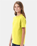 Hanes 5450 Yellow — on model side