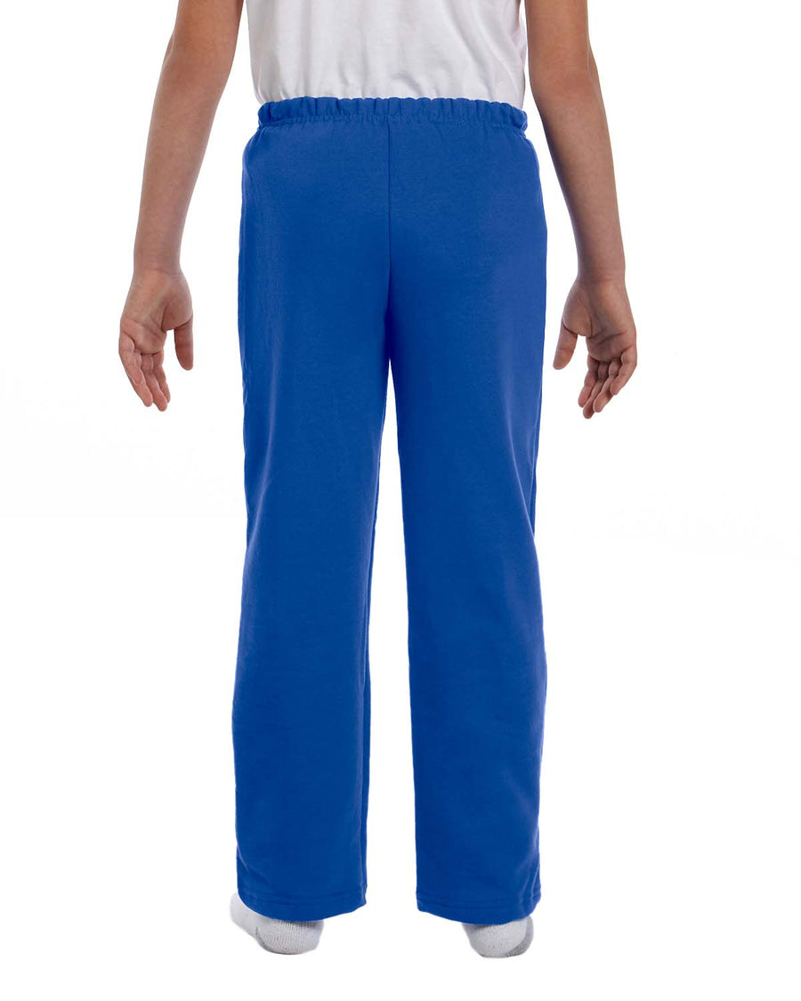 Youth Heavy Blend™ 50/50 Open-Bottom Sweatpants - Royal