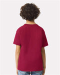 Gildan 2000B Cardinal Red — on model back