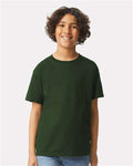 Gildan 2000B Forest Green — on model front