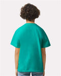 Gildan 2000B Jade Dome — on model back