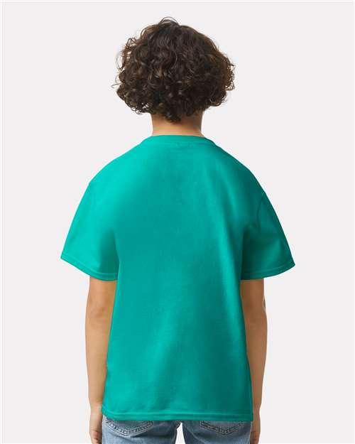 Gildan 2000B Jade Dome — on model back