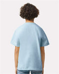 Gildan 2000B Light Blue — on model back