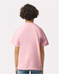 Gildan 2000B Light Pink — on model back