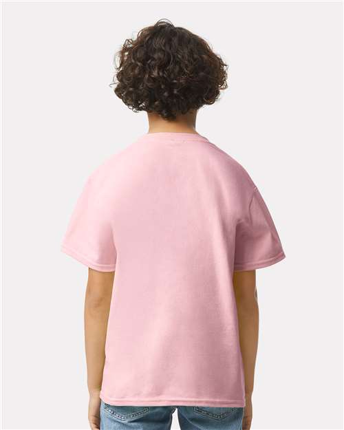 Gildan 2000B Light Pink — on model back