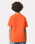 Gildan 2000B Orange — on model back
