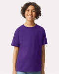 Gildan 2000B Purple — on model front