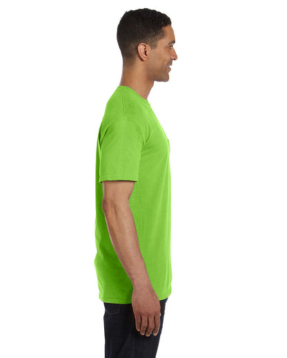 Unisex Heavyweight RS Pocket T-Shirt - Lime