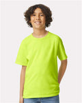 Gildan 2000B Safety Green — on model front