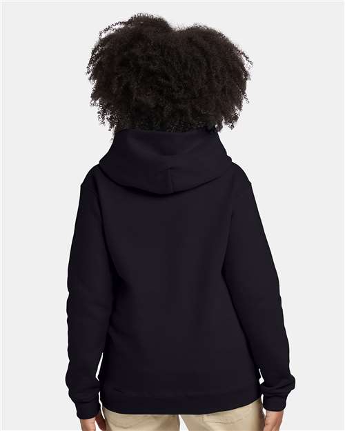 Hanes P473 Black — on model back