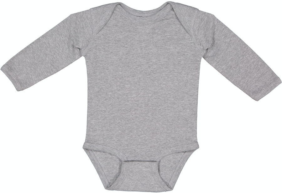 Infant Long-Sleeve Bodysuit - Heather