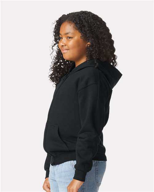 Gildan 18600B Black — on model side