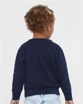 Rabbit Skins 3317 Navy — on model back