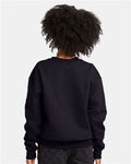 Hanes P360 Black — on model back