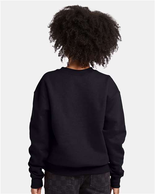 Hanes P360 Black — on model back