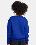 Hanes P360 Deep Royal — on model back
