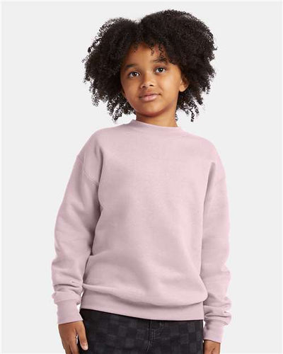 Hanes P360 Pale Pink — on model front