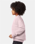 Hanes P360 Pale Pink — on model side