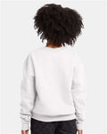 Hanes P360 White — on model back