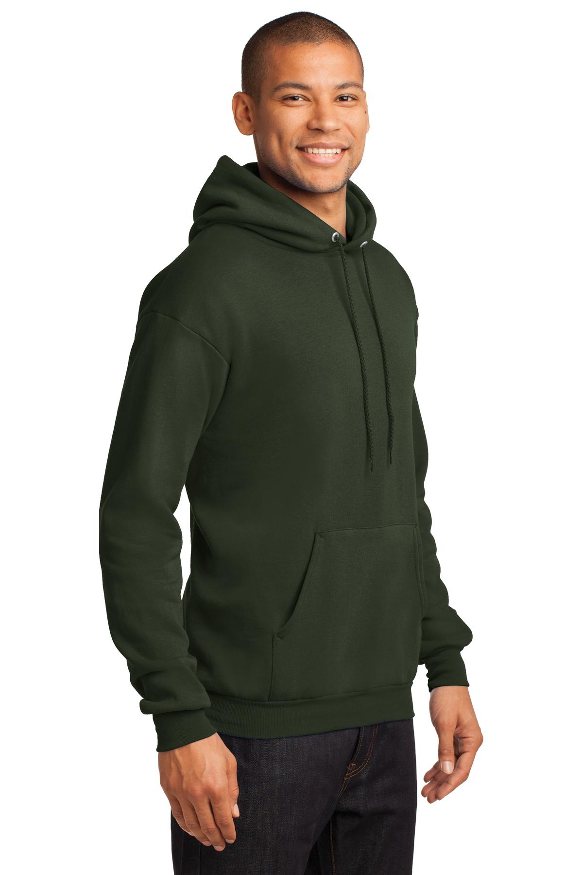 Unisex Core Fleece Pullover Hoodie - Olive