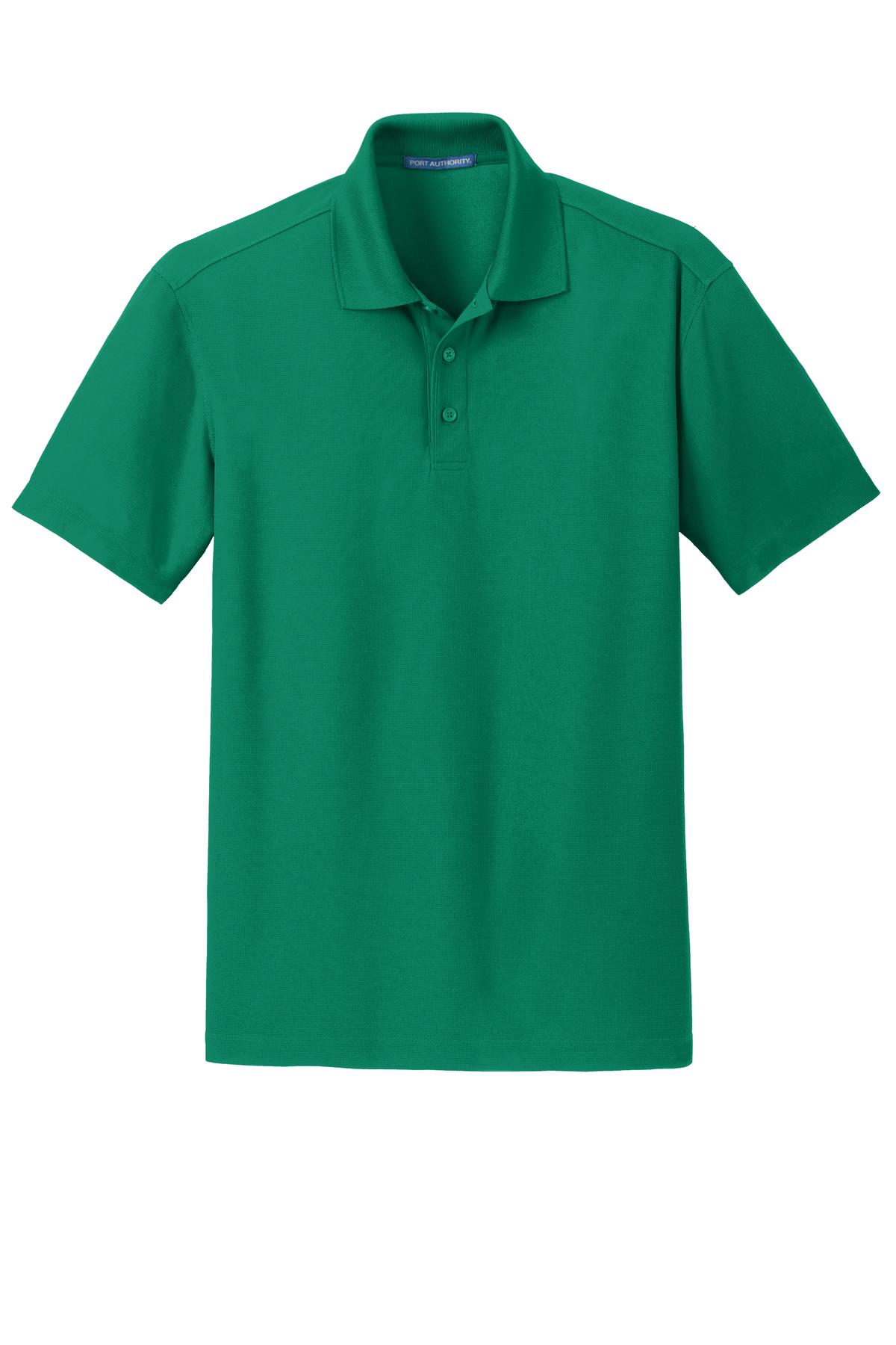 Unisex Dry Zone Grid Polo - Jewel Green