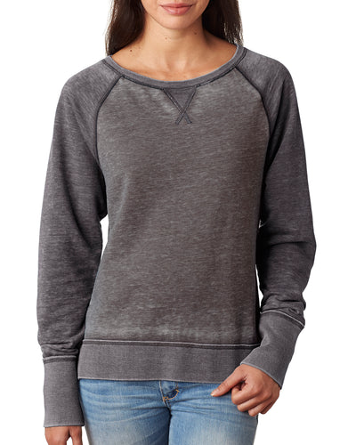 Women's Zen Contrast Crew - Dark Smoke / Dark Smoke