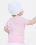 Rabbit Skins 3400 Pink — on model back