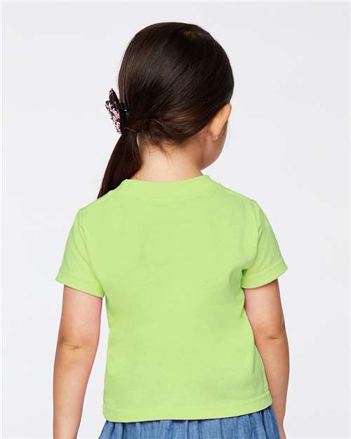 Rabbit Skins 3301T Key Lime — on model back