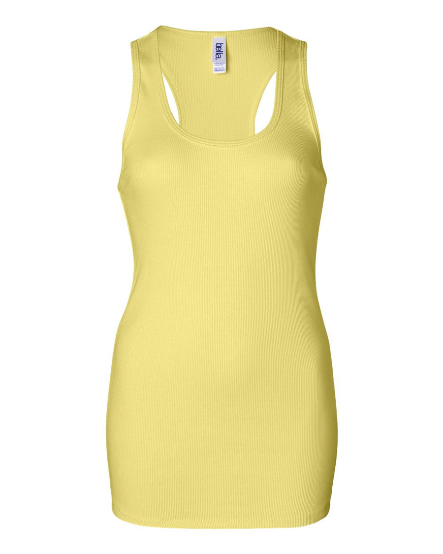 Women’s 2X1 Rib Racerback Tank - Yellow