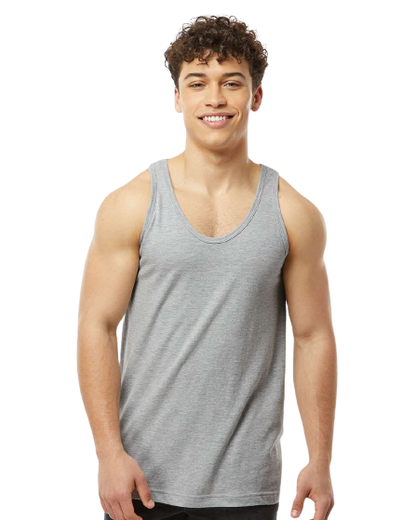 Unisex Fine Jersey Tank - Heather Grey
