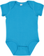 Rabbit Skins 4424 - Infant Fine Jersey Bodysuit - Turquoise