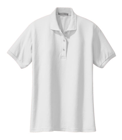 Women's Silk Touch Polo - White
