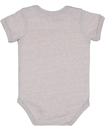 Infant Harborside Melange Bodysuit - Gray Melange