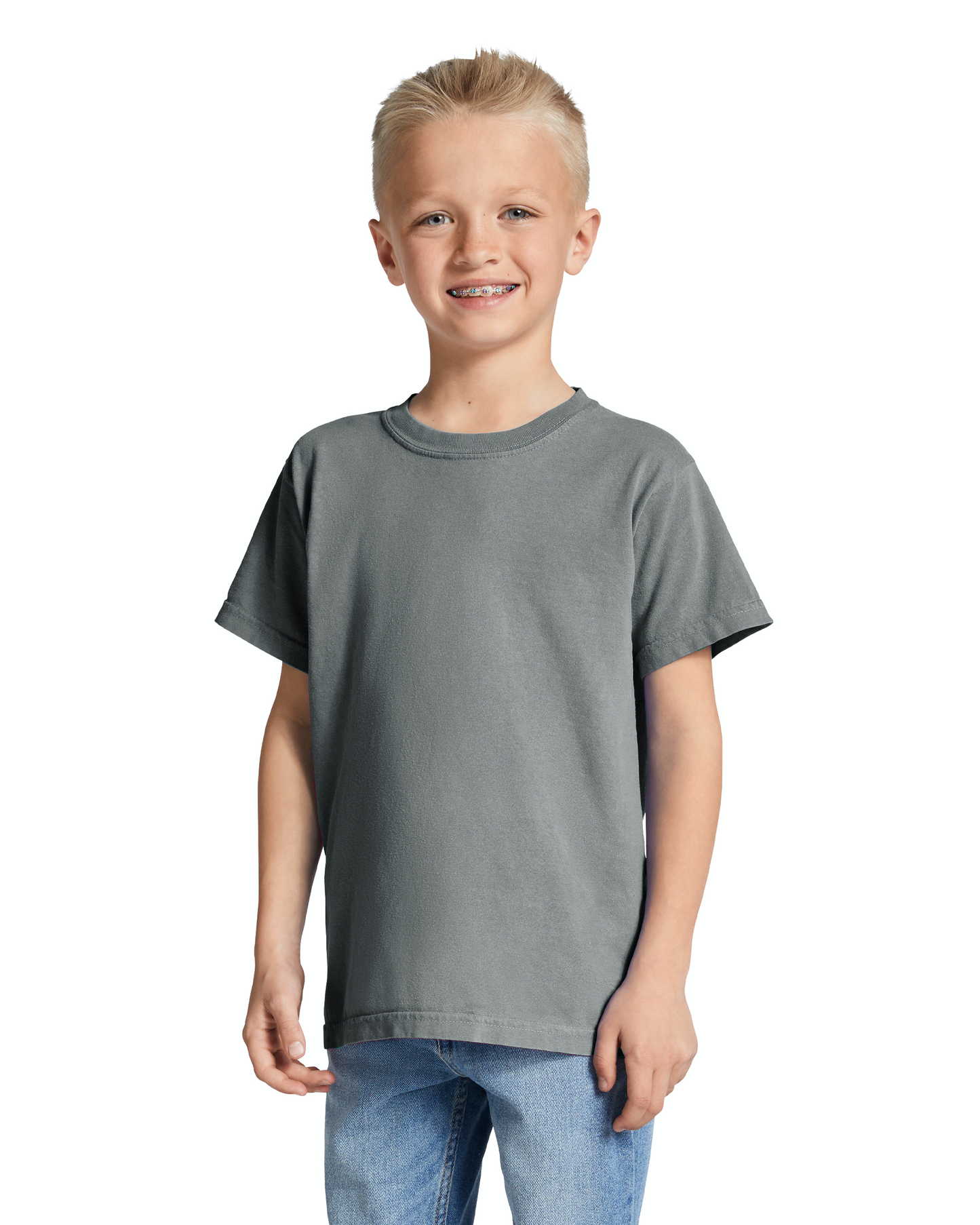 Youth Midweight RS T-Shirt - Granite