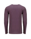 Men's Triblend Long-Sleeve Crew - Vintage Purple