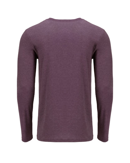 Men's Triblend Long-Sleeve Crew - Vintage Purple
