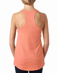 Women's French Terry Racerback Tank - Light Orange